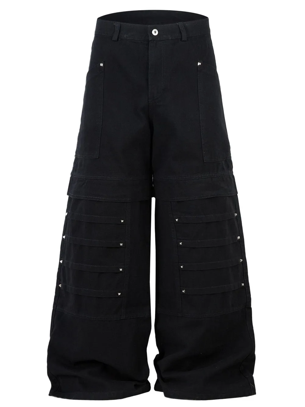 Men's Wide Leg Cargo Jeans