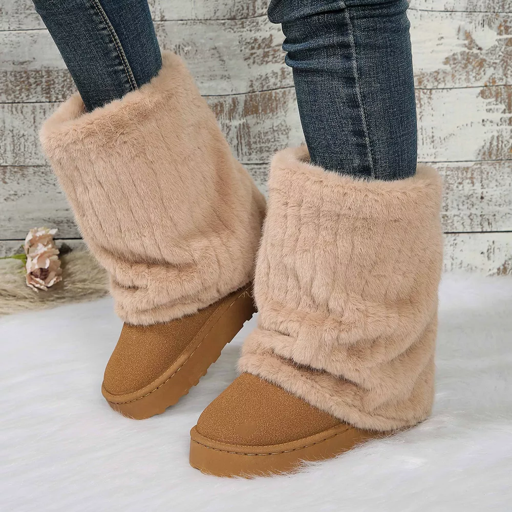 Round Toe Platform Boots, image 7