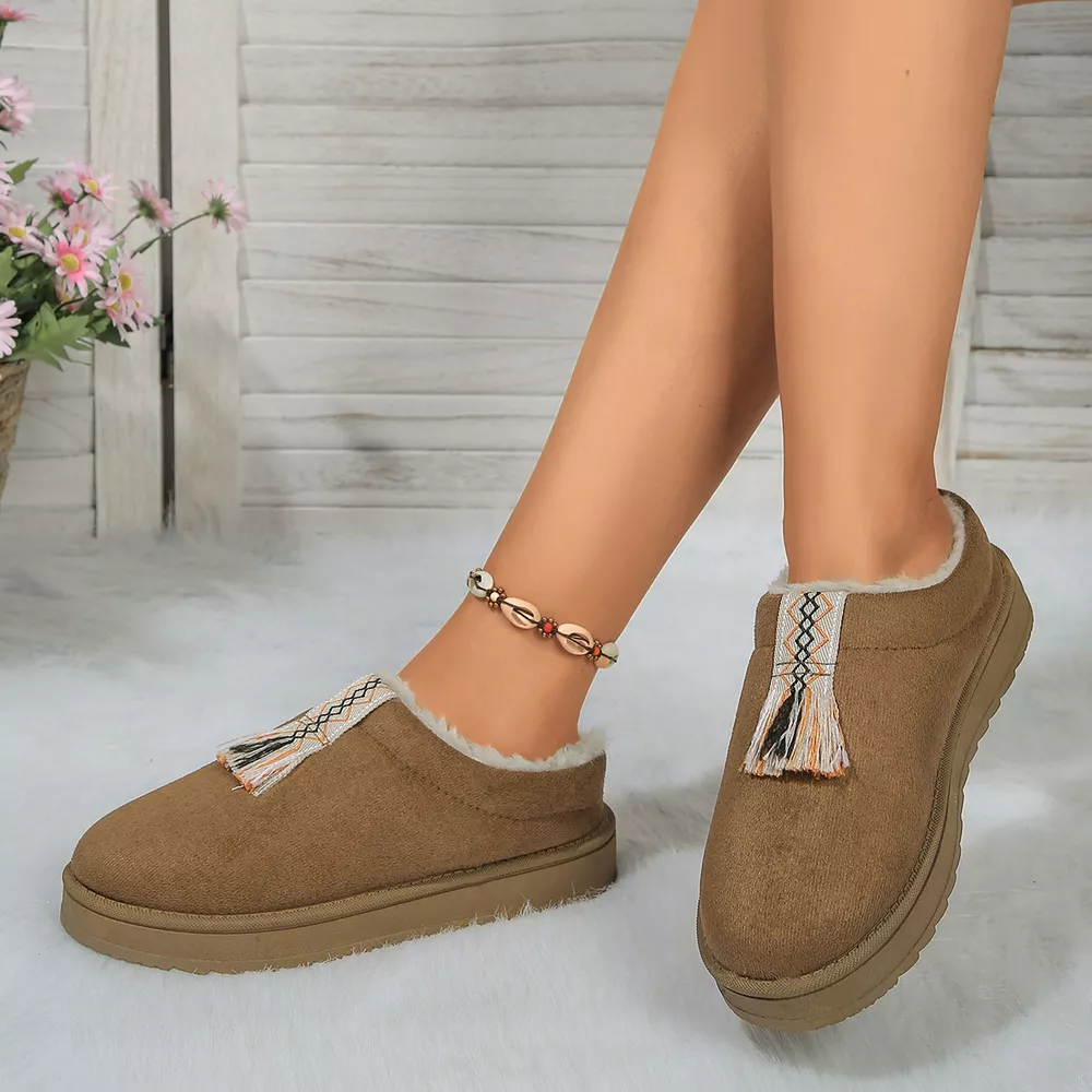 Round Toe Platform Slippers, image 13