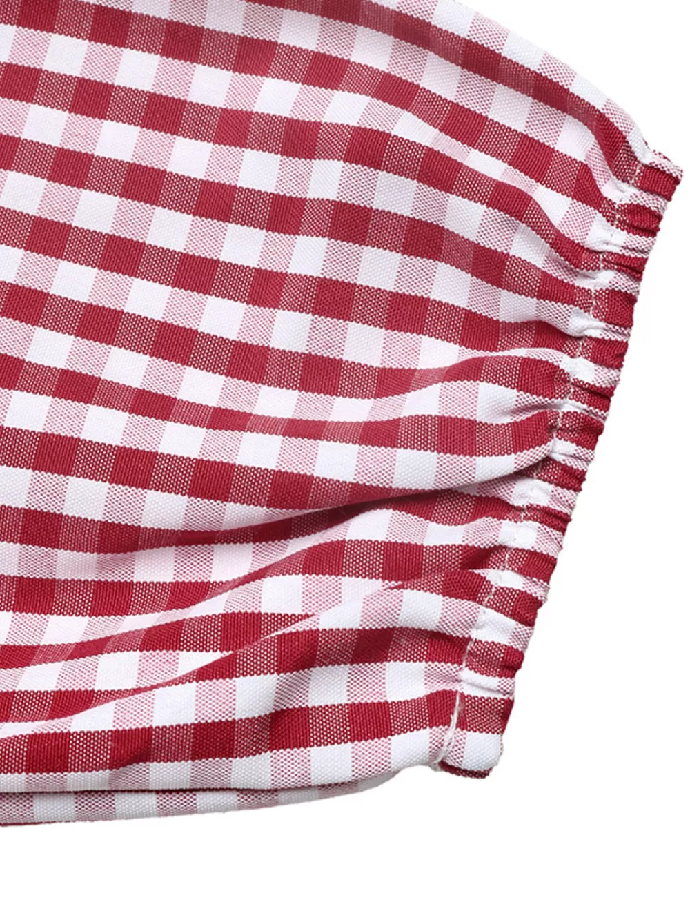 Backless Plaid Long Sleeve Dress, image 7