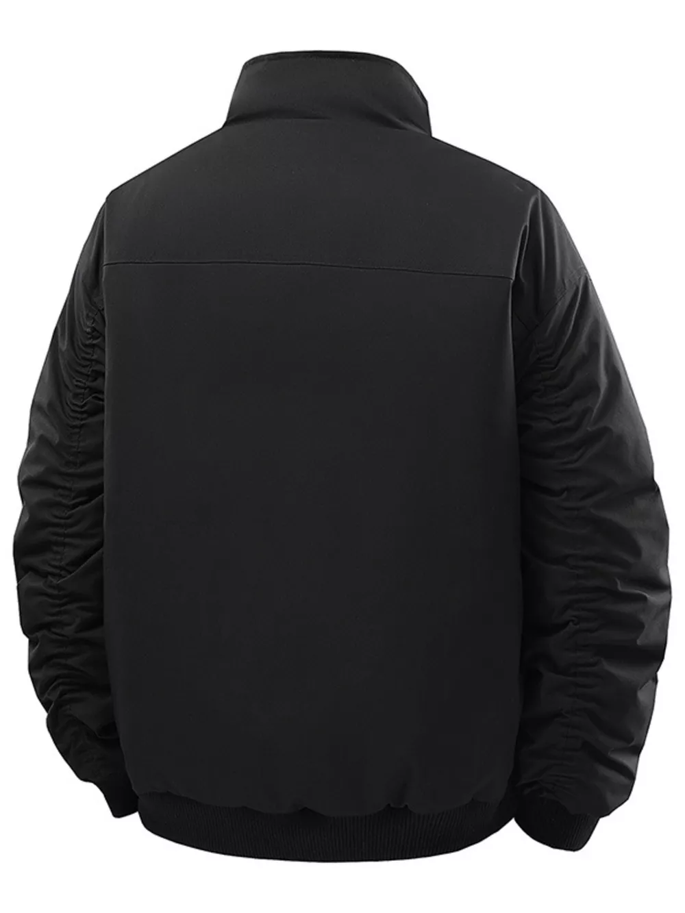 Men's Casual Stand Collar Lightweight Bomber Jacket, image 3