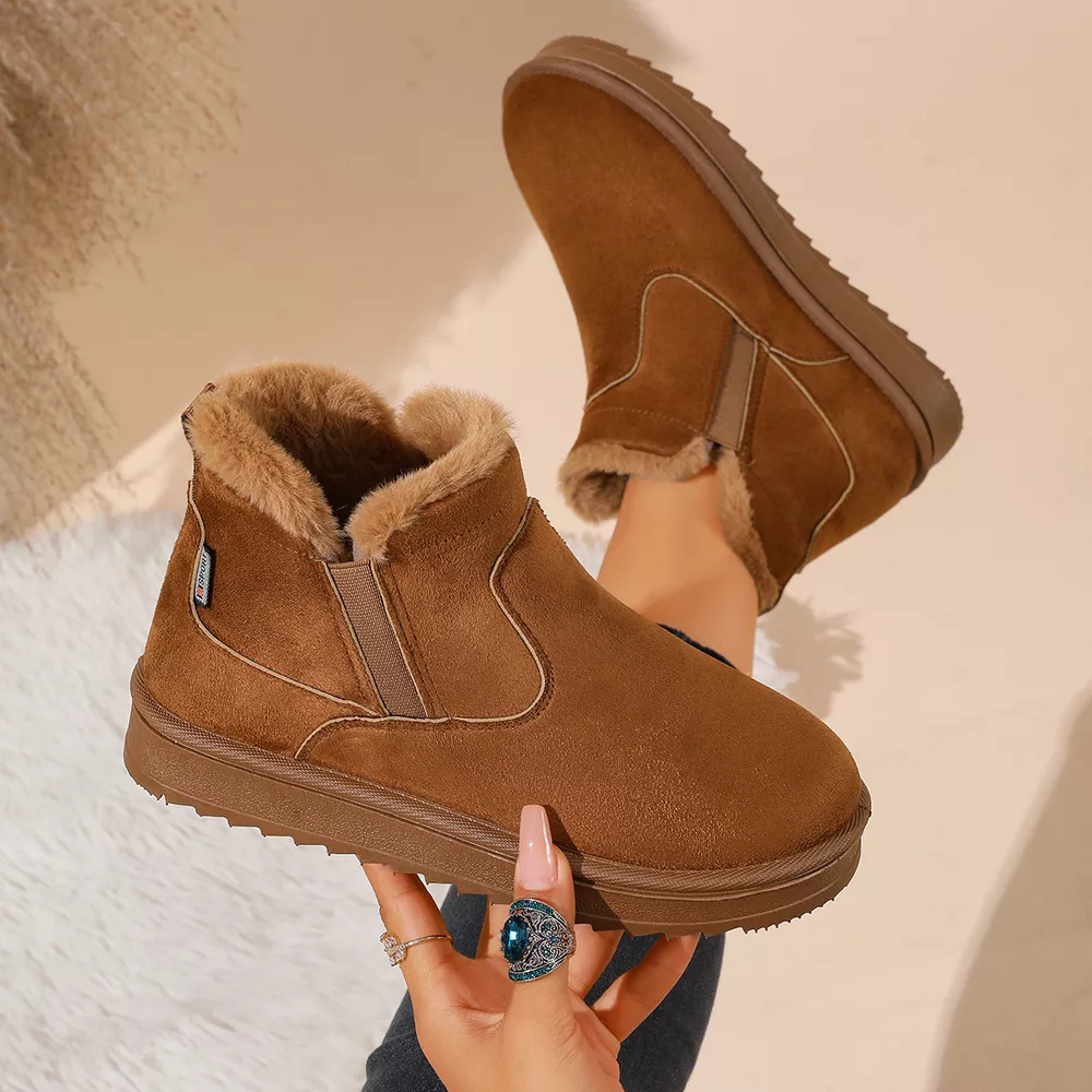 Plush Lined Winter Ankle Boots, image 6