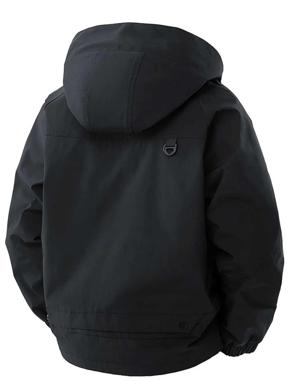 Men's Full Size Zip Up Long Sleeve Hooded Jacket Plus Size, image 3