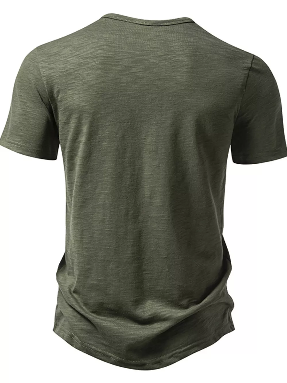 Men's Casual Button Detail T-Shirt, image 8