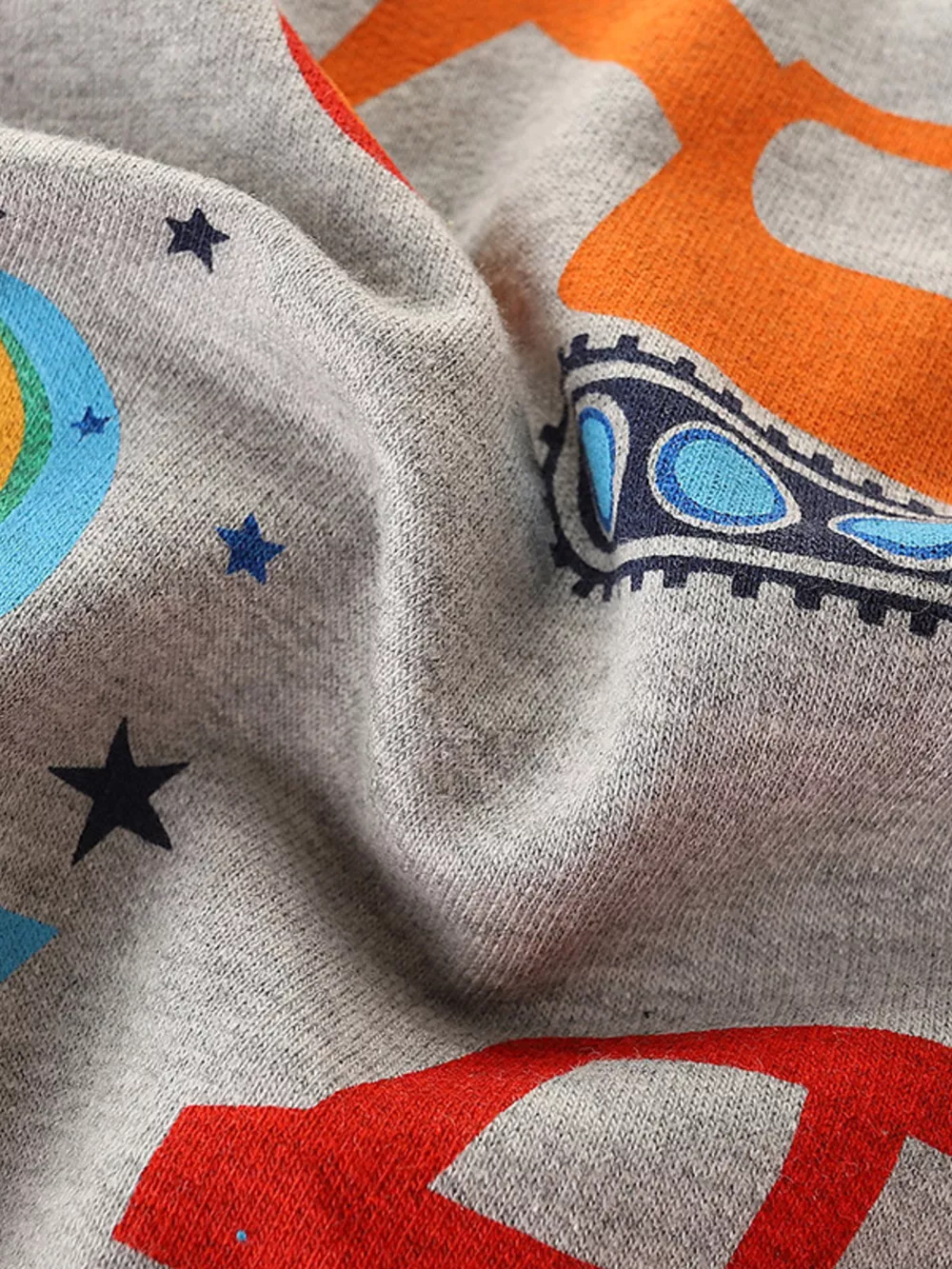 Children's Transportation Print Round Neck Sweatshirt, image 3