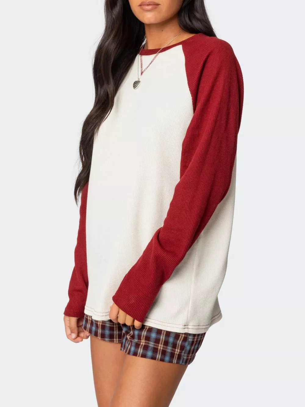 Color-Block Raglan Long Sleeve T-Shirt, image 11