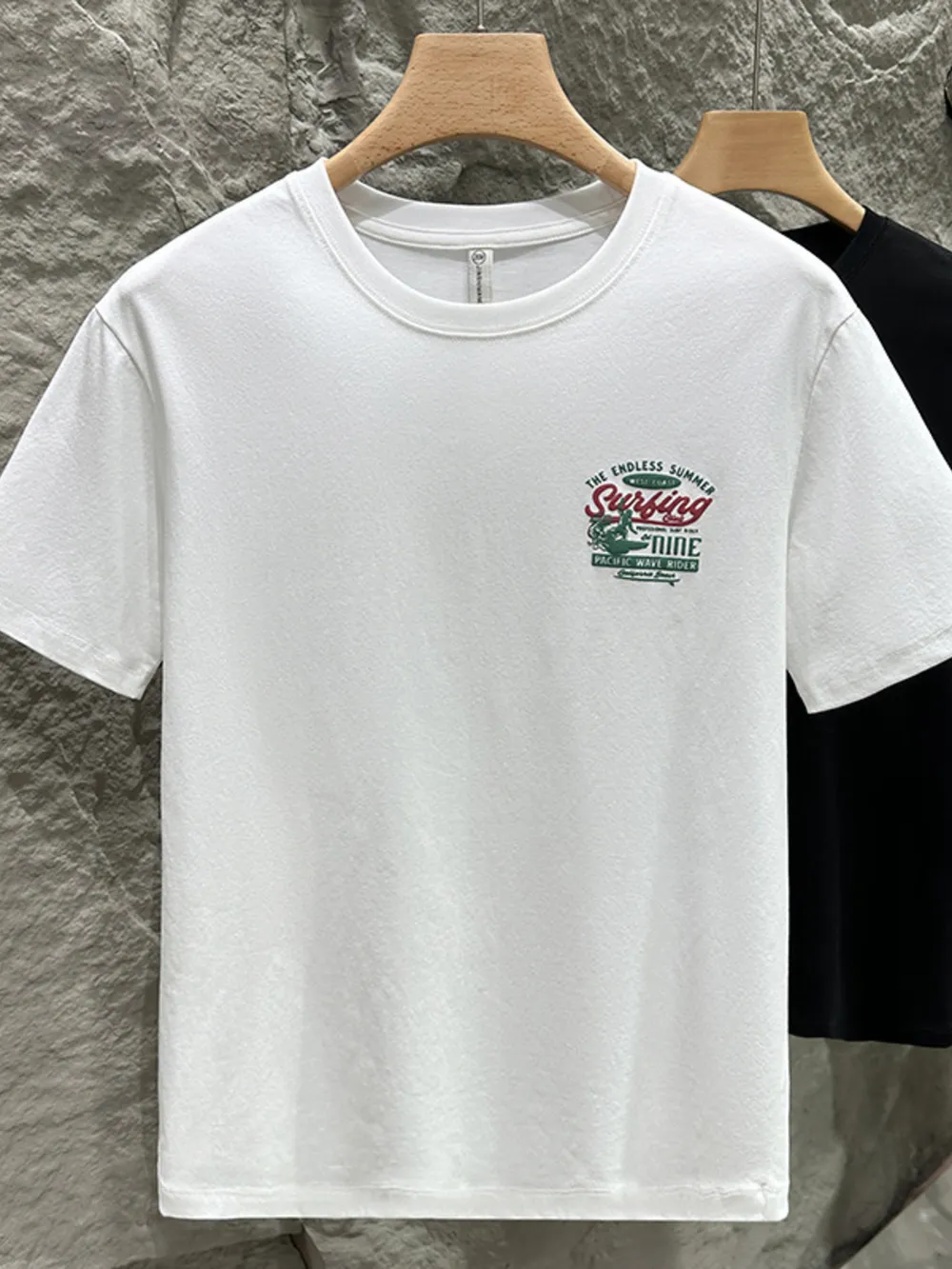 Men's Plus Size Graphic Round Neck Short Sleeve T-Shirt, image 4