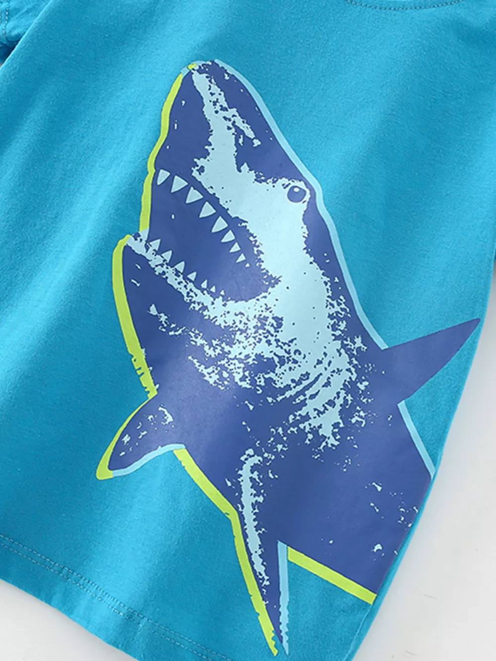 Children's Cool Shark Graphic Short Sleeve T-Shirt, image 4