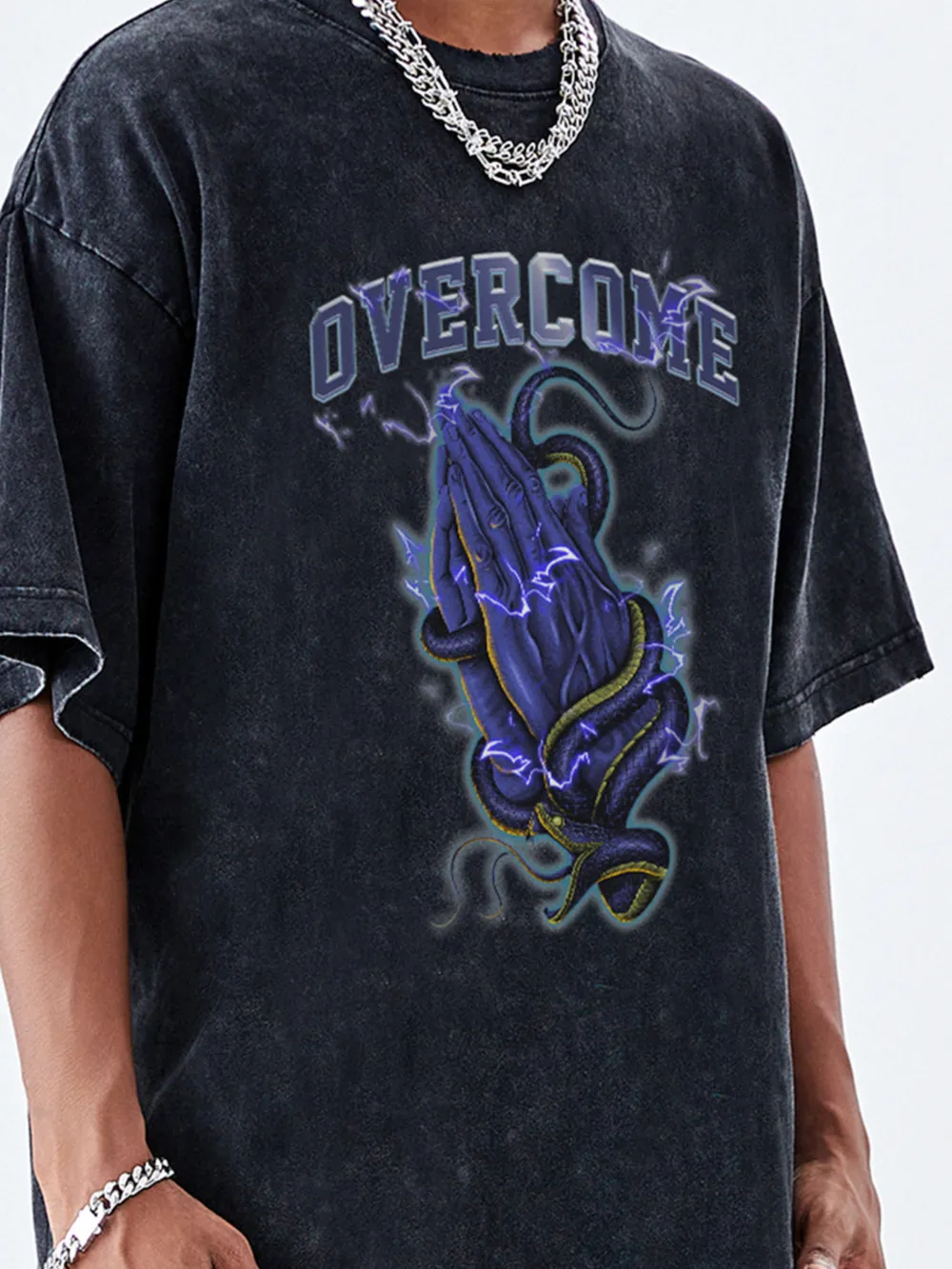 Men's Graphic Round Neck Short Sleeve T-Shirt, image 3