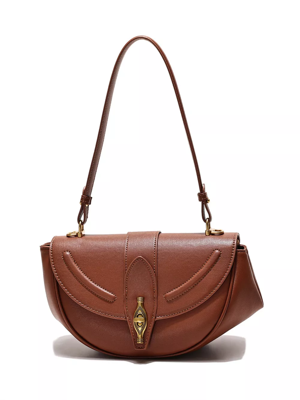 Vintage Saddle Shoulder Bag, image 4