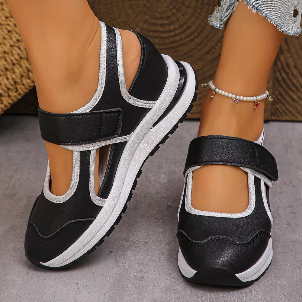 Round Toe Wedge Sandals, image 5