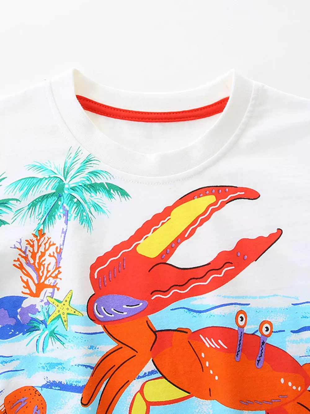 Children's Crab Round Neck T-Shirt, image 2