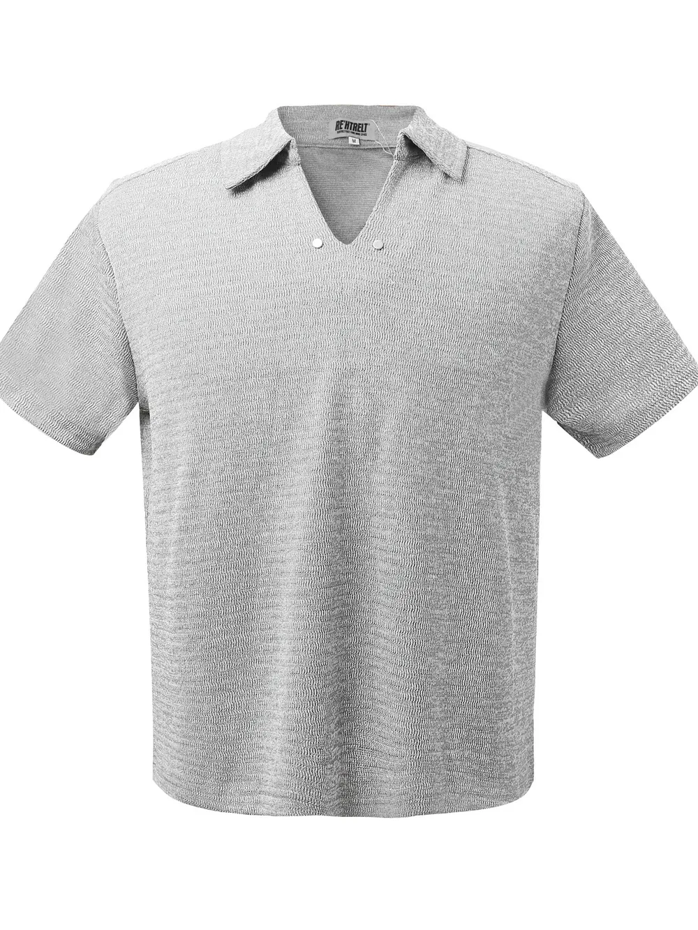 Men's Heathered Short Sleeve Polo, image 6