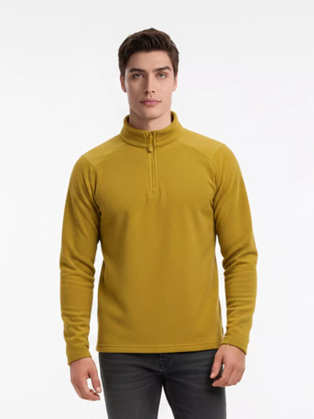 Men's Plus Size Comfortable Half- Sweatshirt, image 10
