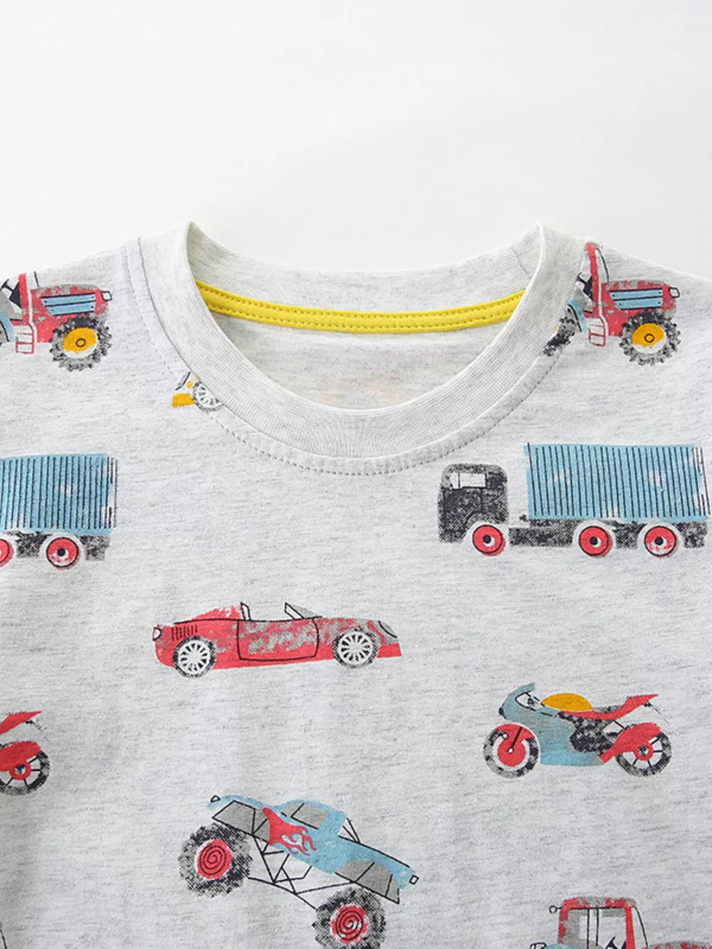 Children's Vehicle Print Short Sleeve T-Shirt, image 3