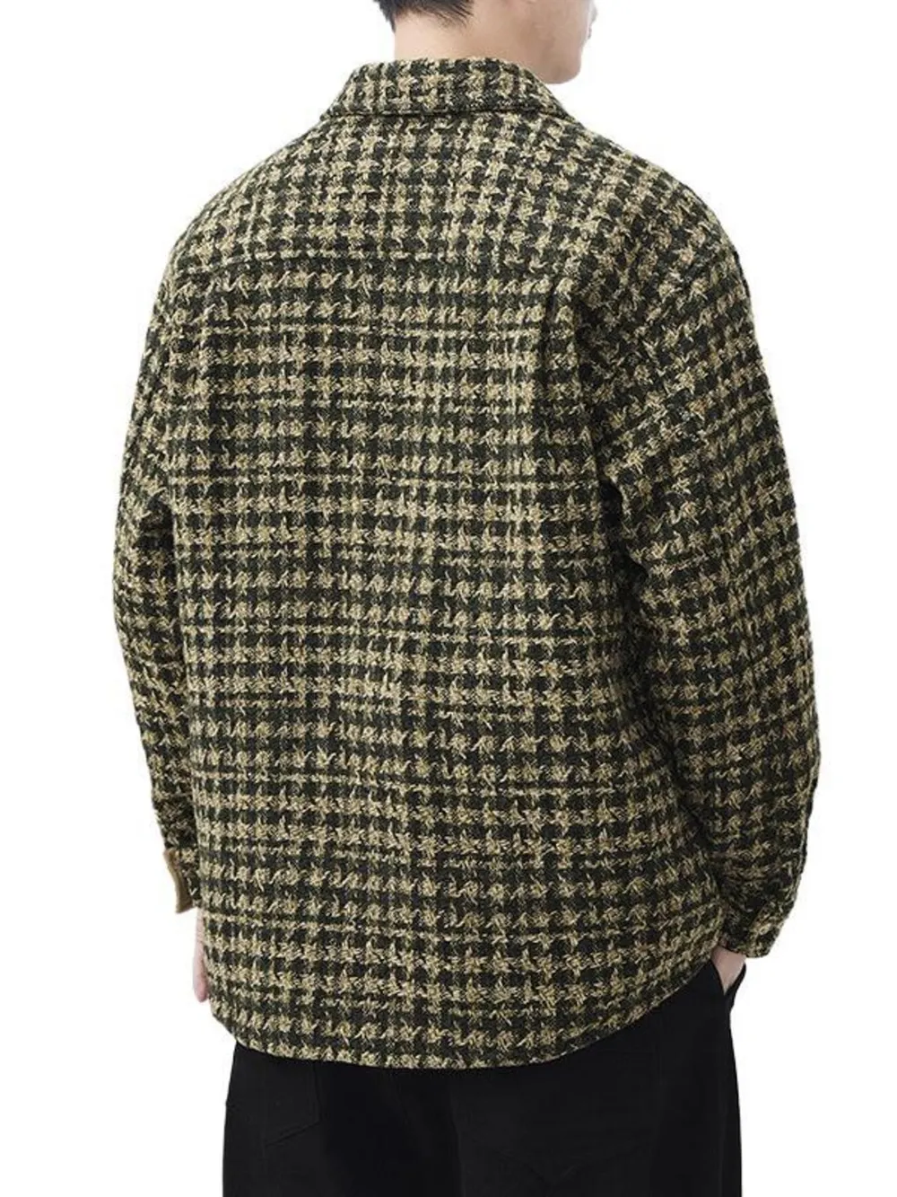 Men's Plus Size Button Up Long Sleeve Jacket, image 6