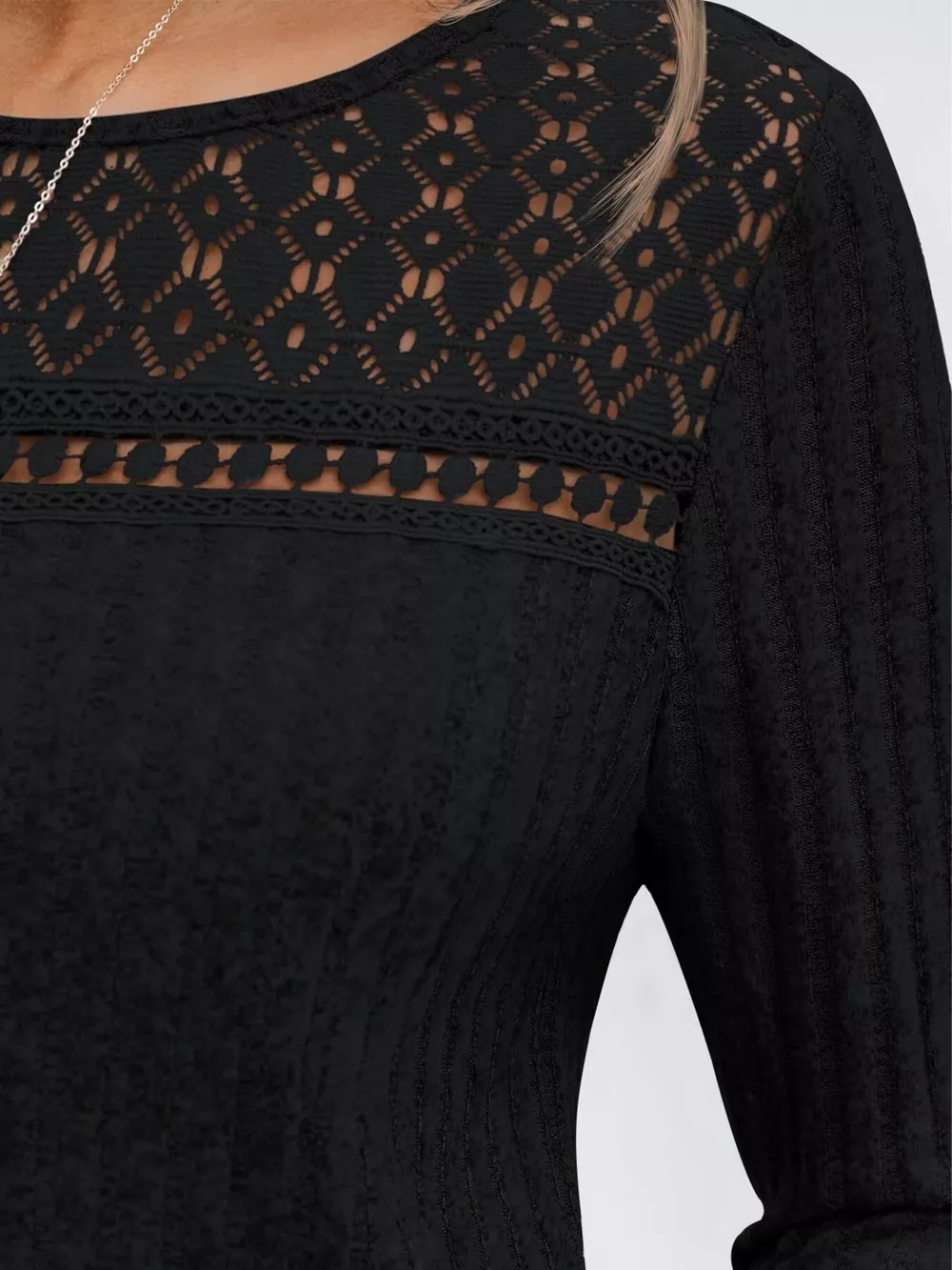 Ribbed Long Sleeve T-Shirt, image 8