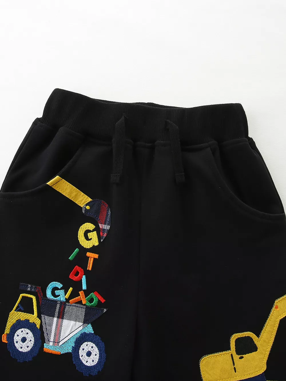 Children's Excavator Print Short Sleeve T-Shirt & Shorts Set, image 4