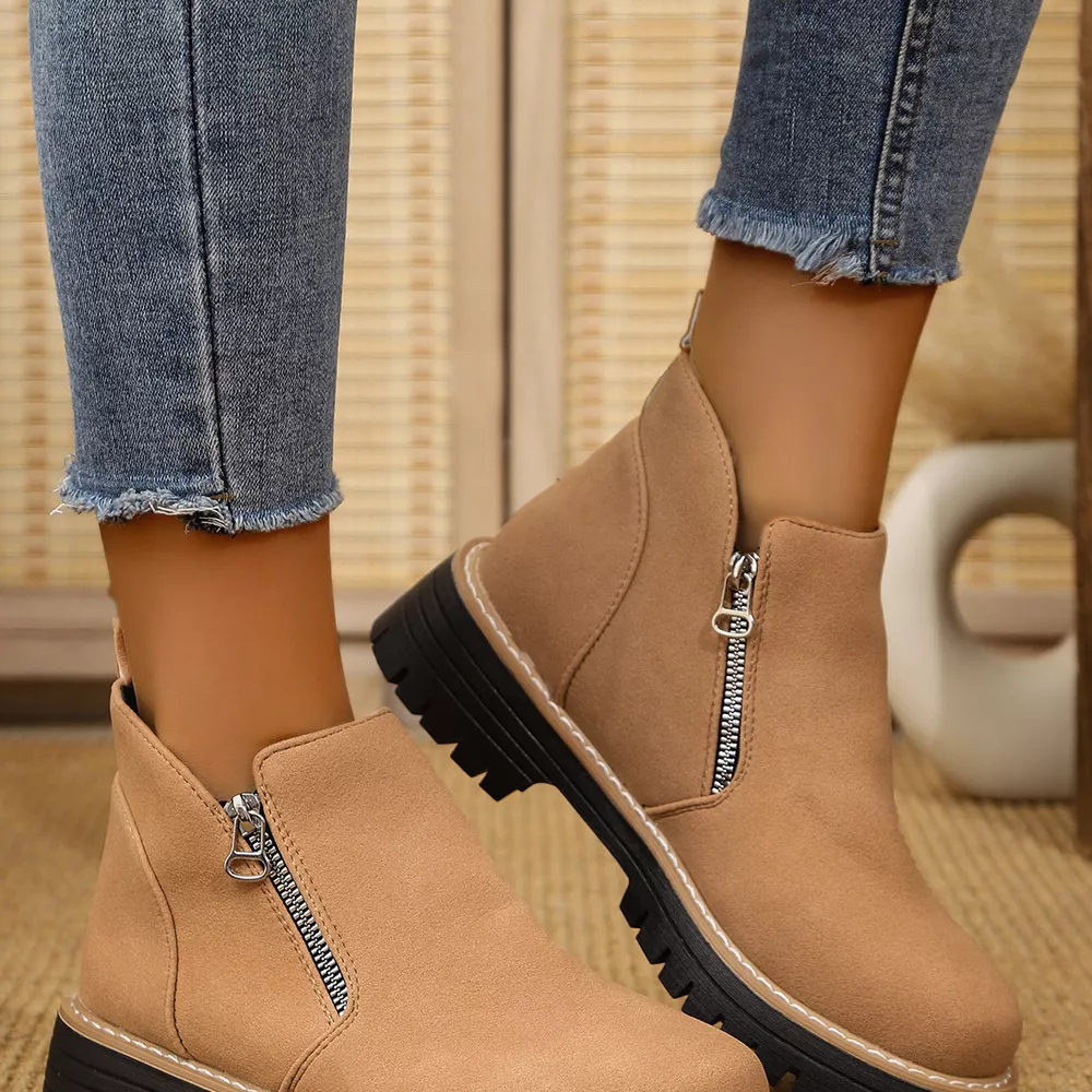 Ankle Boots with Zipper Accent, image 18