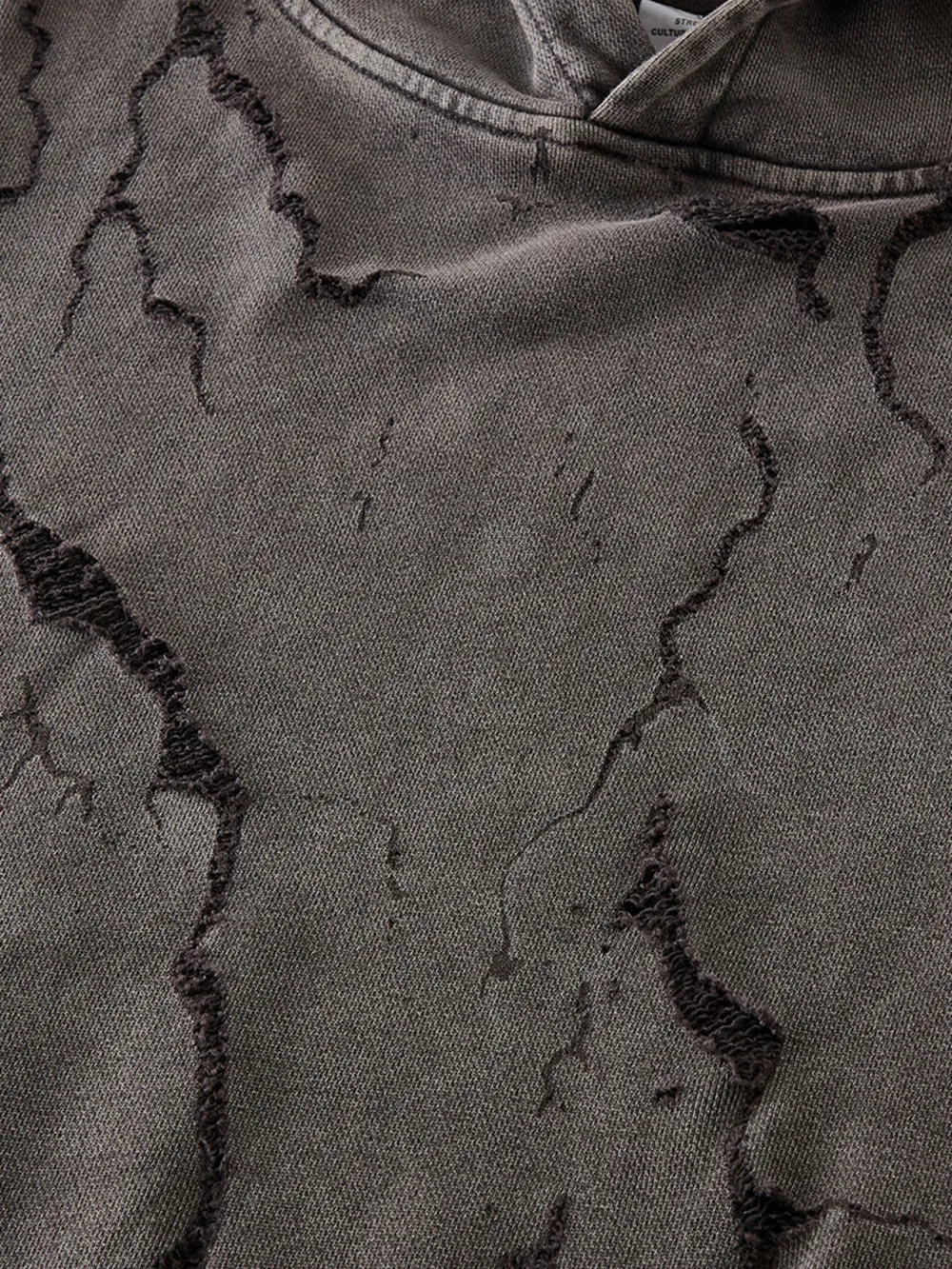 Men's Distressed Long Sleeve Hoodie, image 6