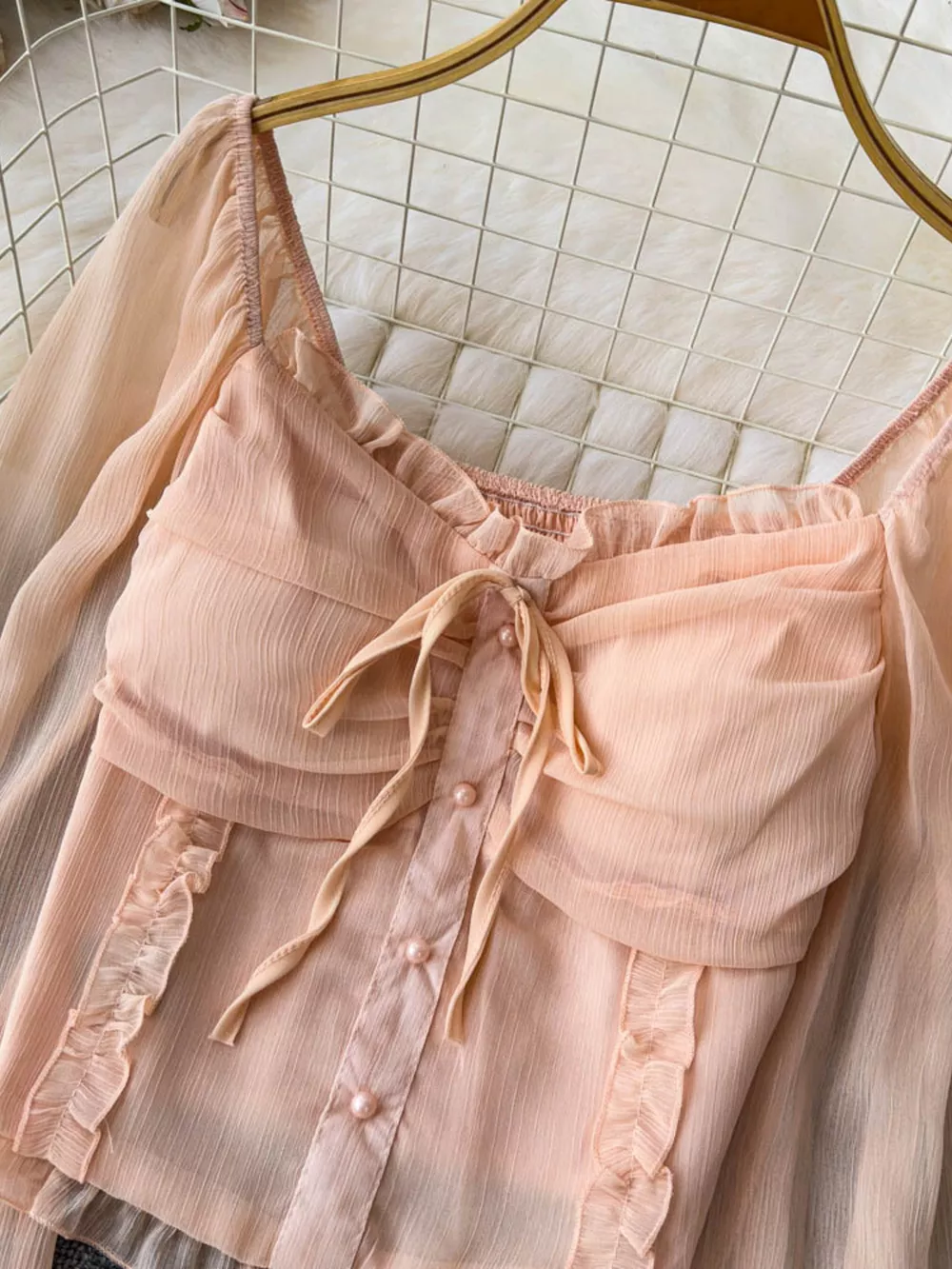 Frill Flounce Sleeve Blouse, image 12