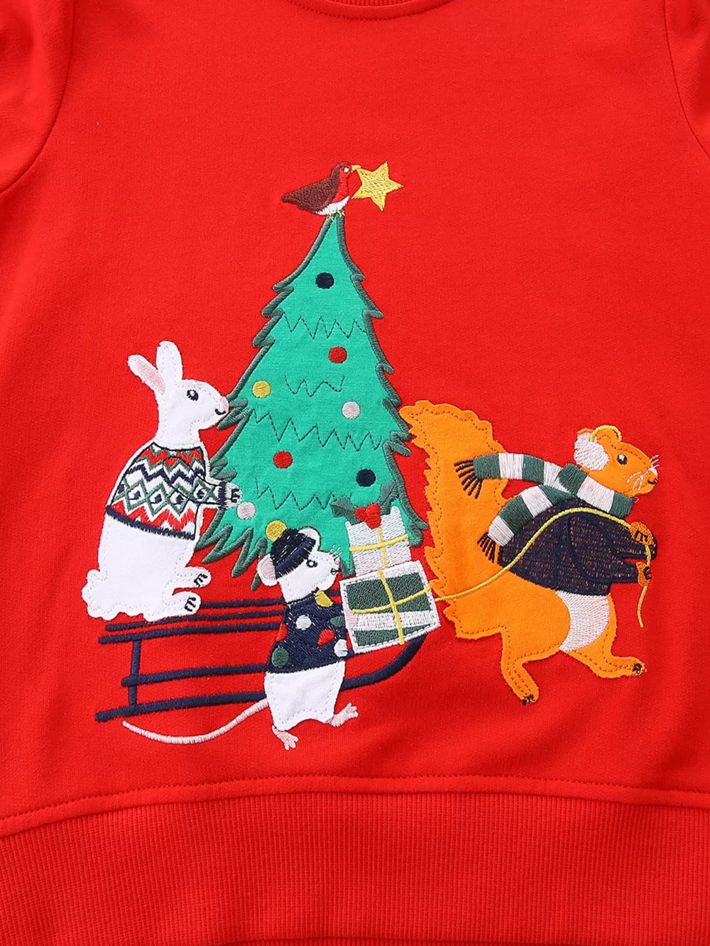 Children's Christmas Tree Crewneck Sweatshirt, image 5