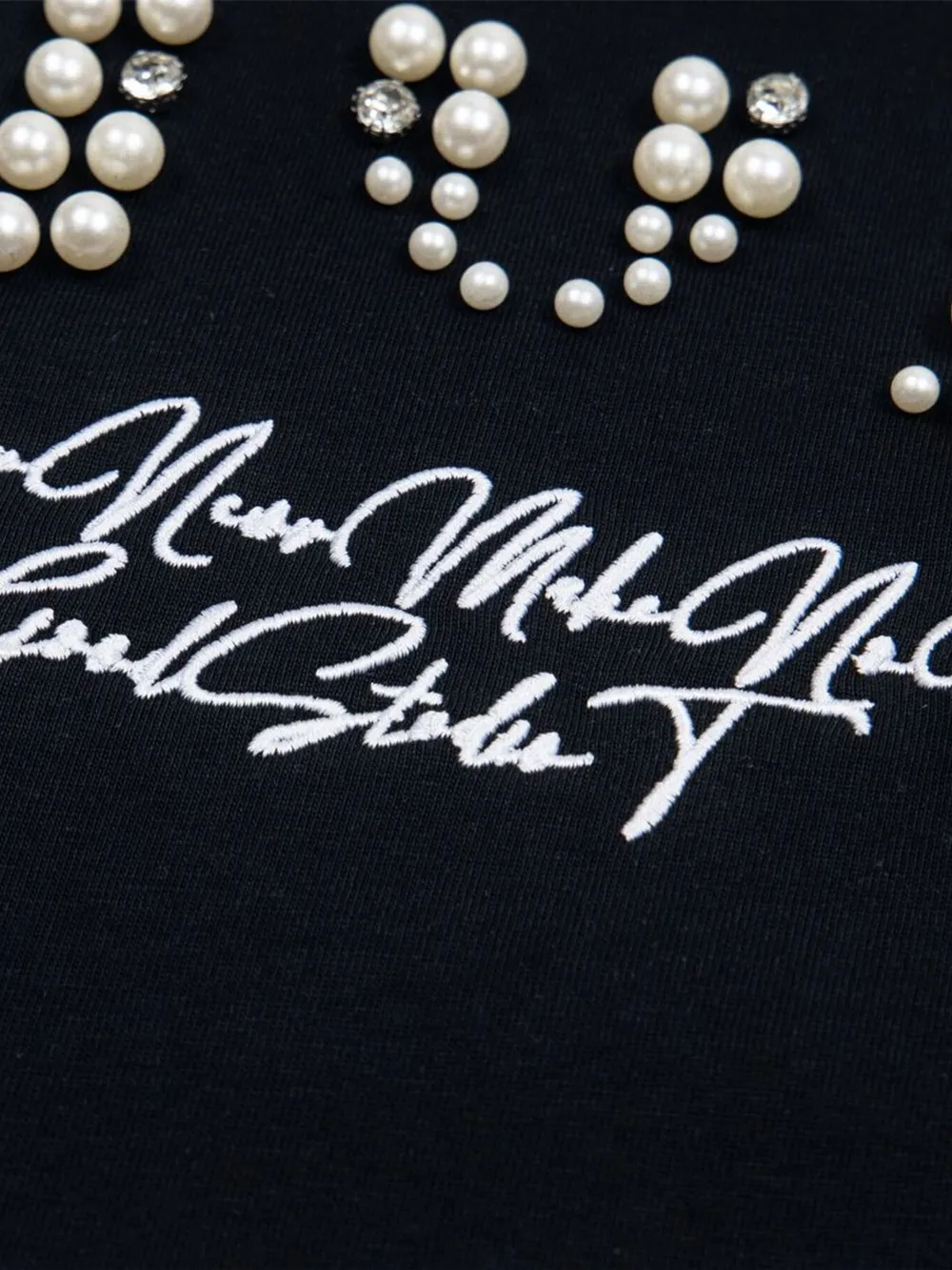 Men's Pearl Detail Round Neck T-Shirt, image 7