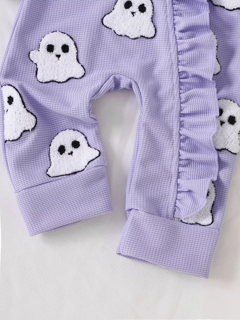 Children's Halloween Ruffled Long Sleeve One-Piece Jumpsuit with Headband, image 14