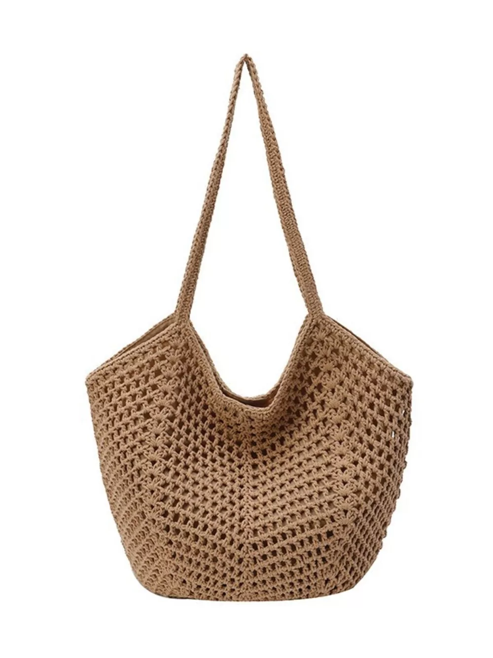 Woven Straw Shoulder Bag, image 5