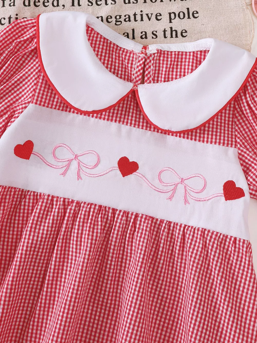 Children's Gingham 'LOVE' Top and Shorts Set, image 12