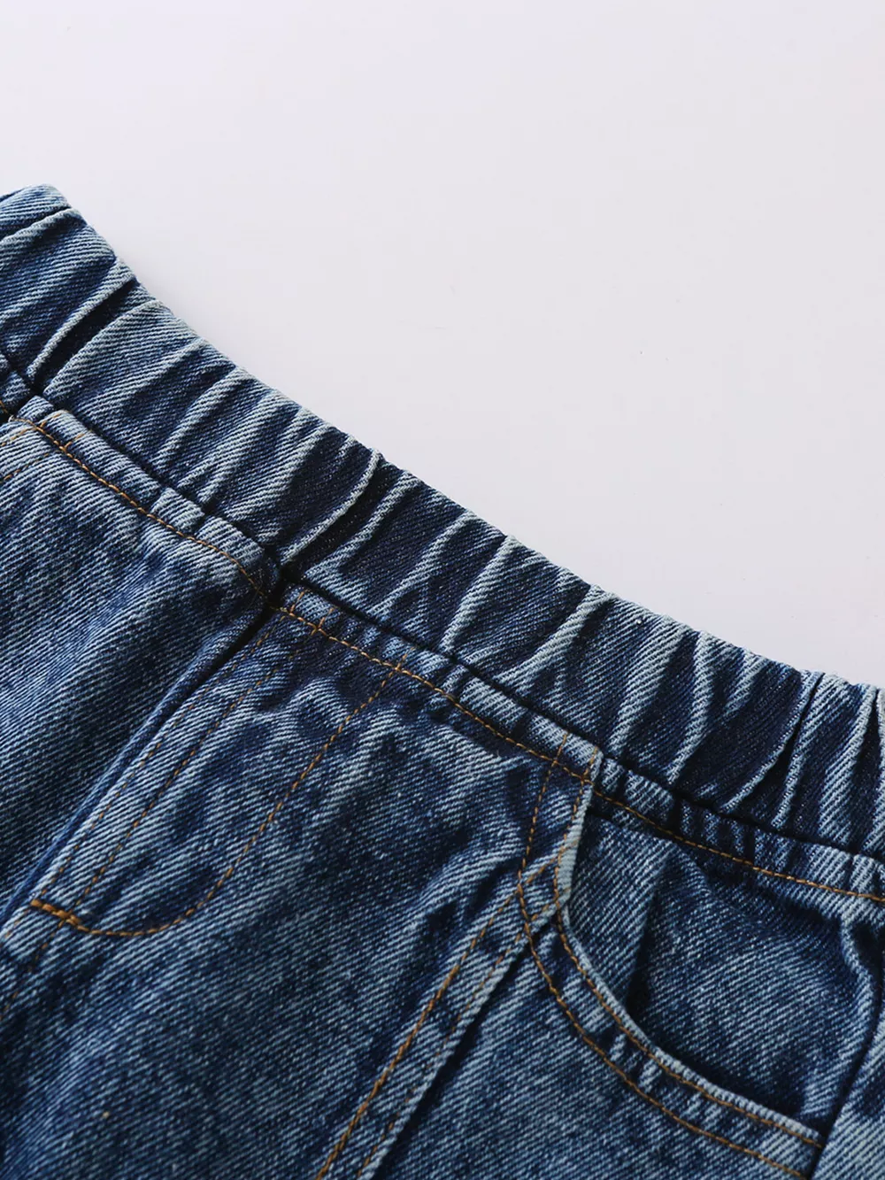 Children's Ribbed Tank Top and Flare Jeans Set, image 5