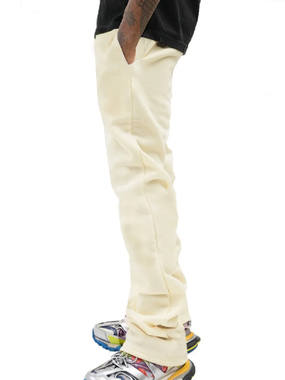 Men's Full Size Drawstring Casual Pants Plus Size, image 3