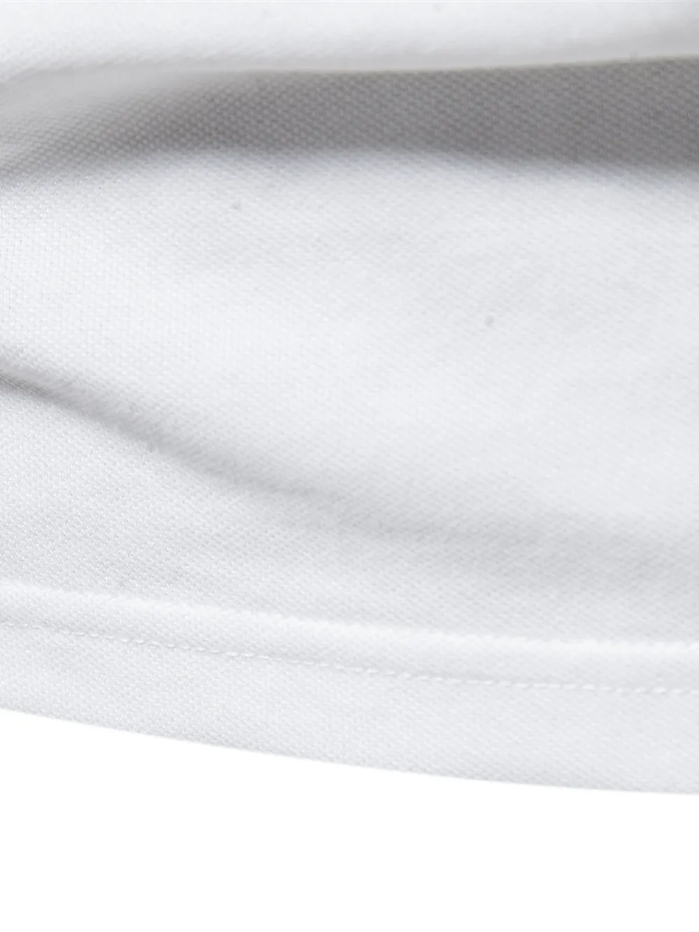 Men's Short Sleeve Button Detail Polo, image 3