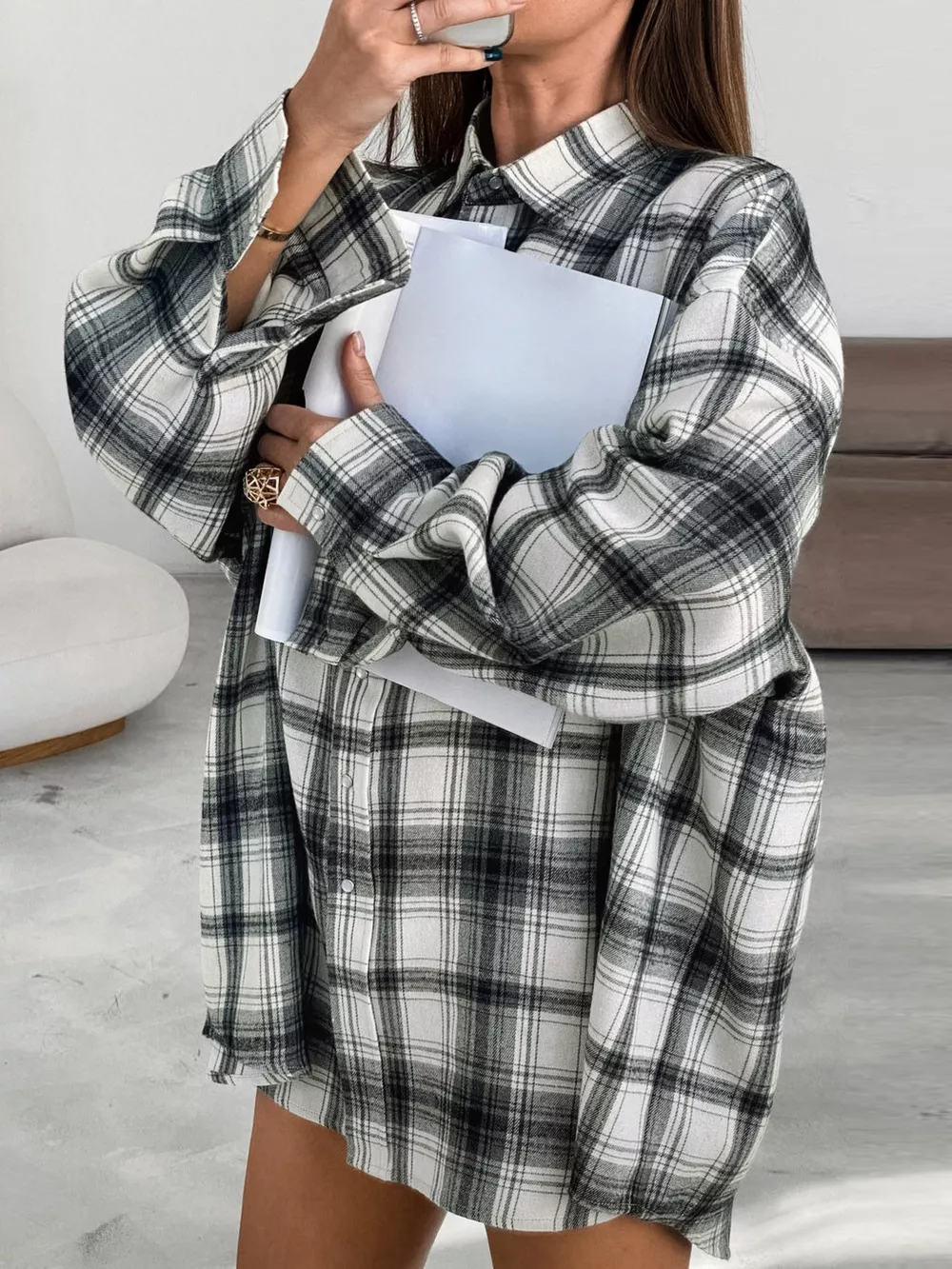 Button Up Long Sleeve Shirt, image 2