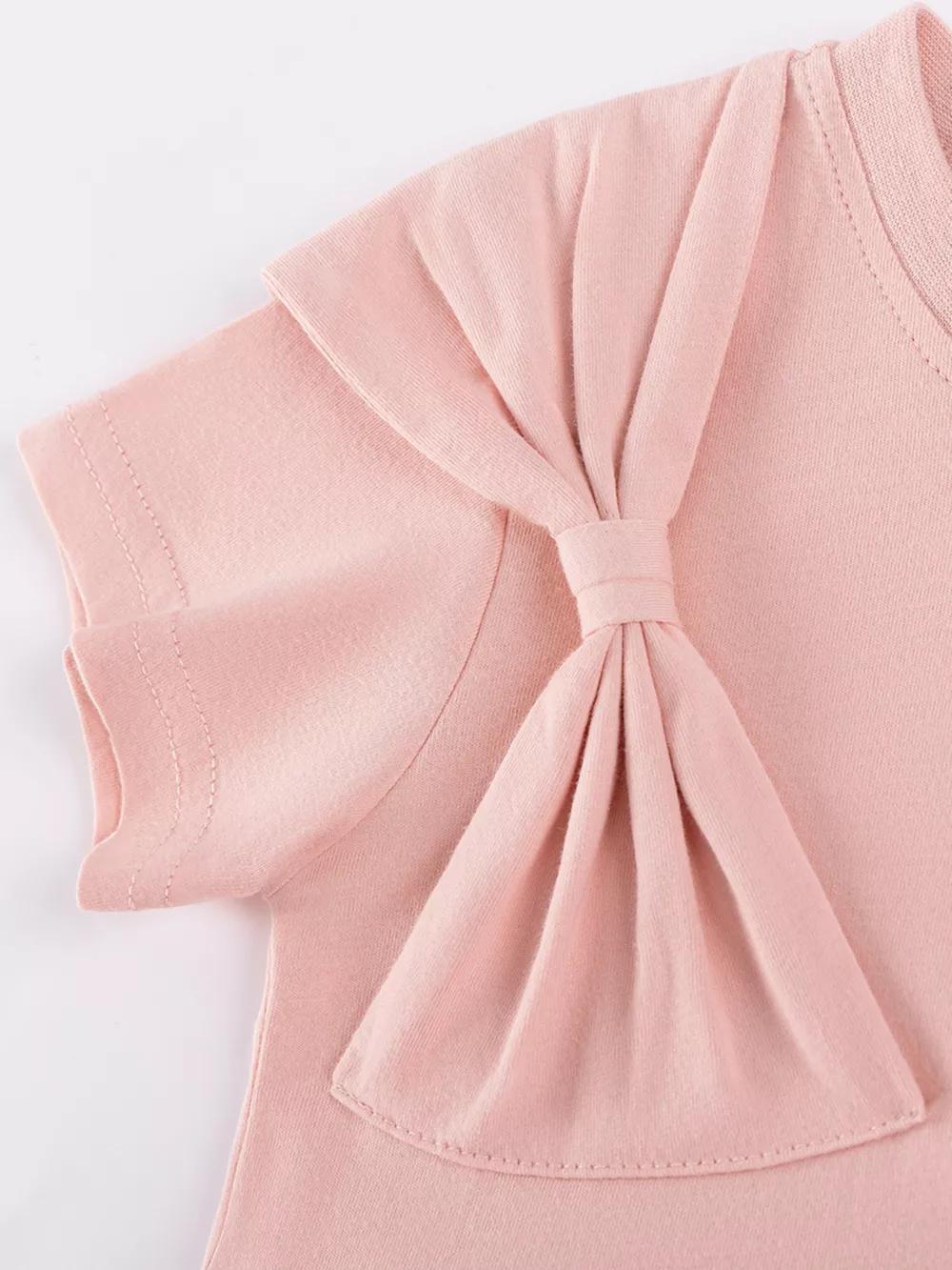 Children's Bow Short Sleeve Dress, image 4