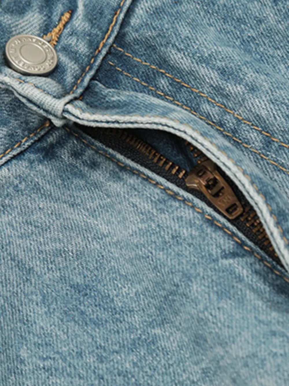 Men's High-Waist Wide Leg Vintage Wash Jeans, image 7