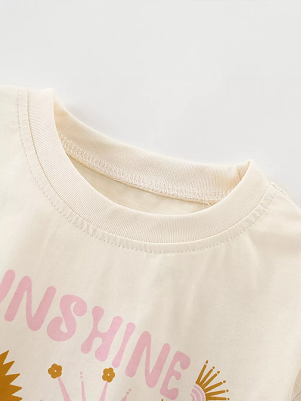 Children's Graphic Tee & Textured Shorts Set, image 3