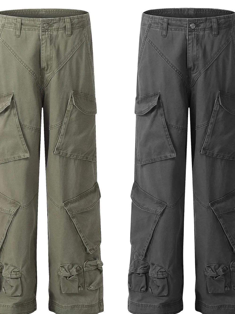 Men's Multi-Pocket Cargo Pants, image 5