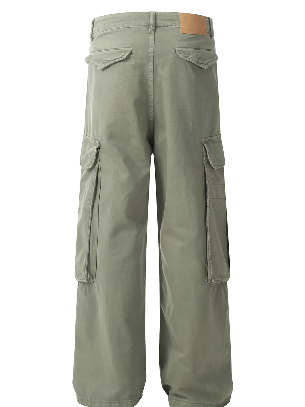Men's Wide Leg Cargo Jeans with Multi Pockets, image 3
