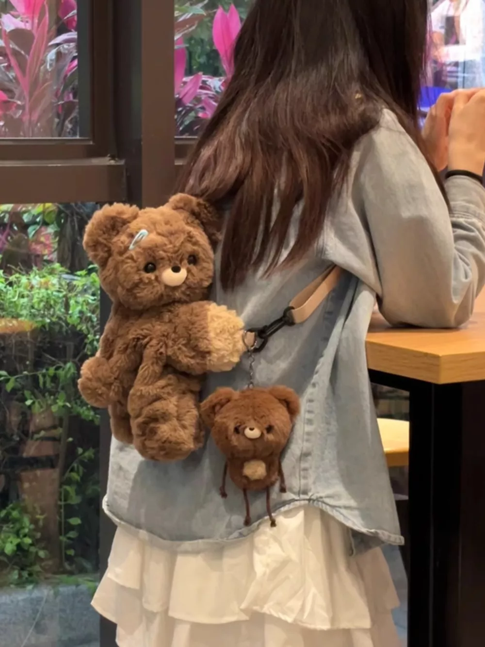 Plush Teddy Bear Backpack Bag, image 2