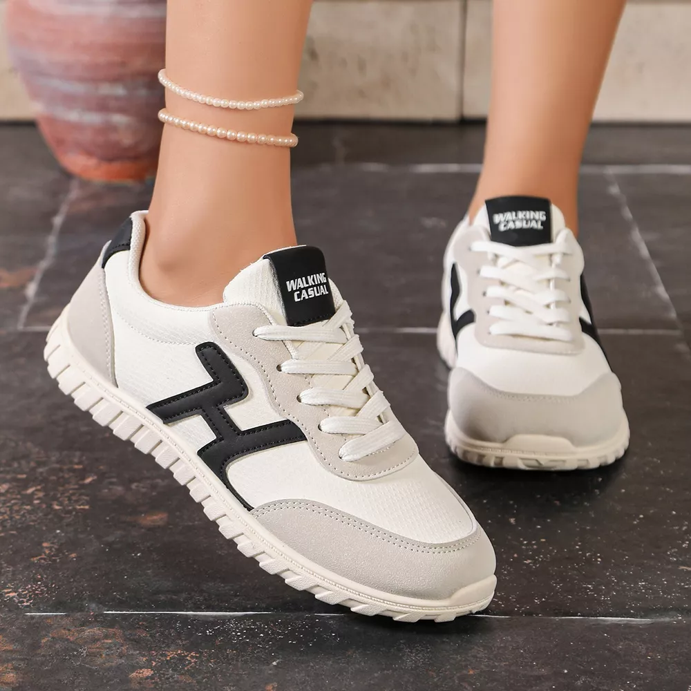 Round Toe Lace Up Sneakers, image 5