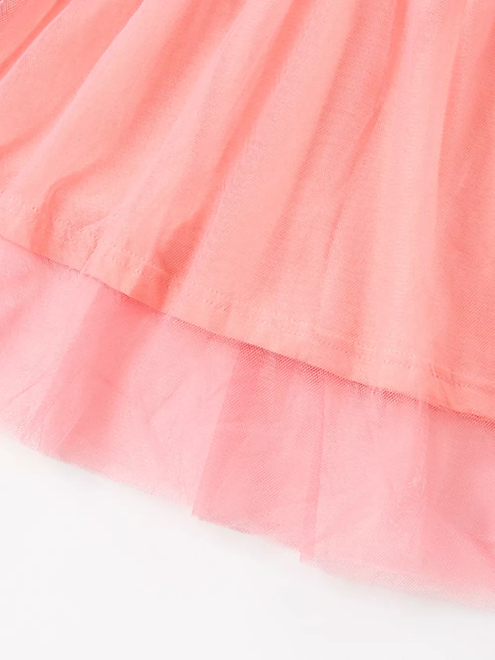 Children's Bunny Floral Print Tulle Dress, image 5