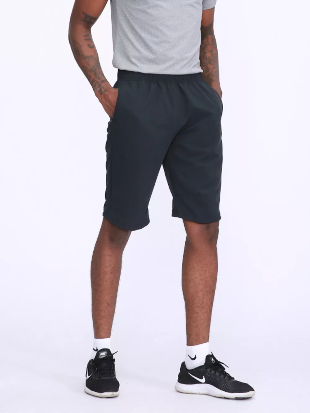 Men's Elastic Waist Lightweight Active Shorts, image 3