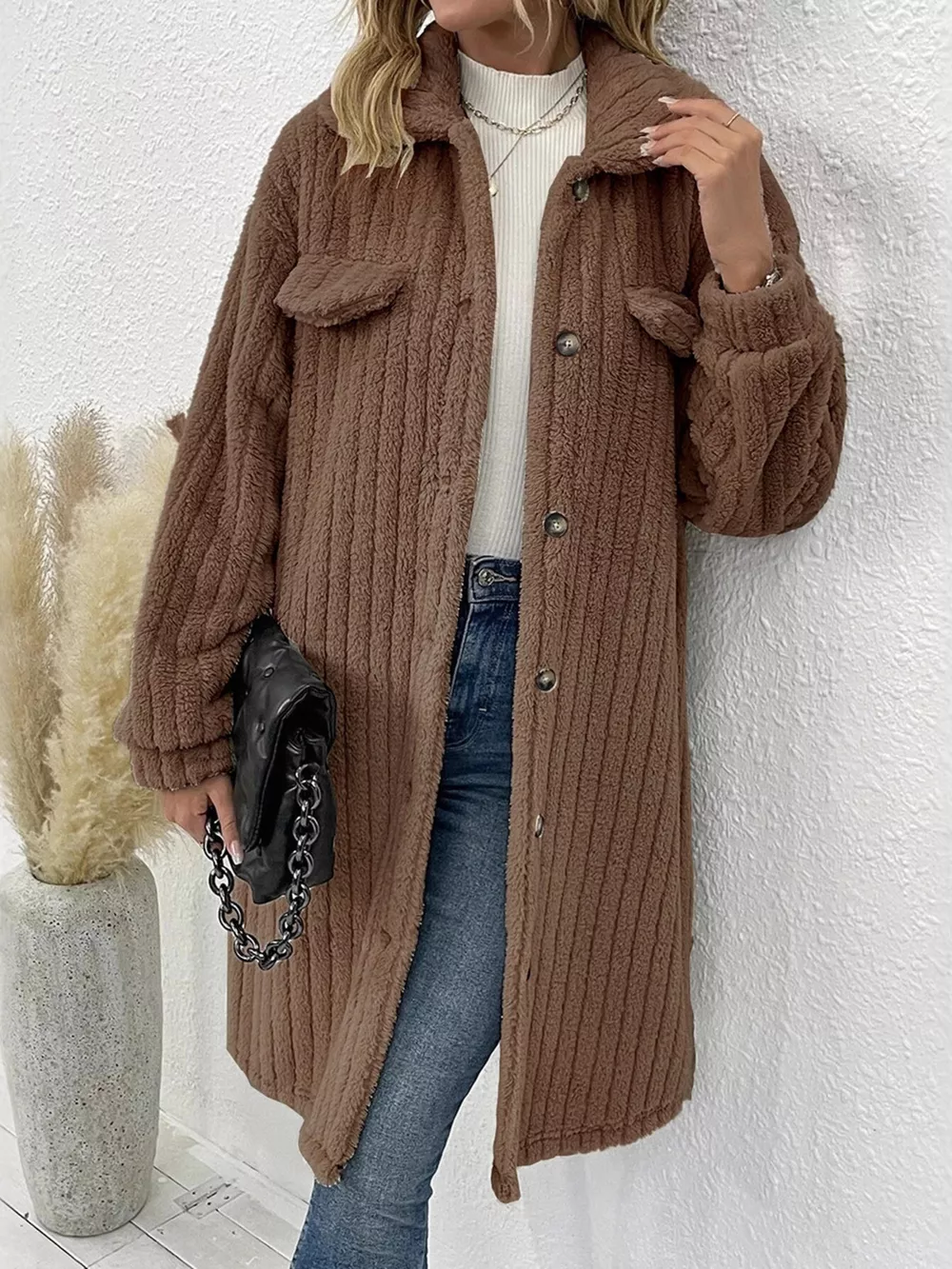 Button-Down Longline Outerwear, image 3