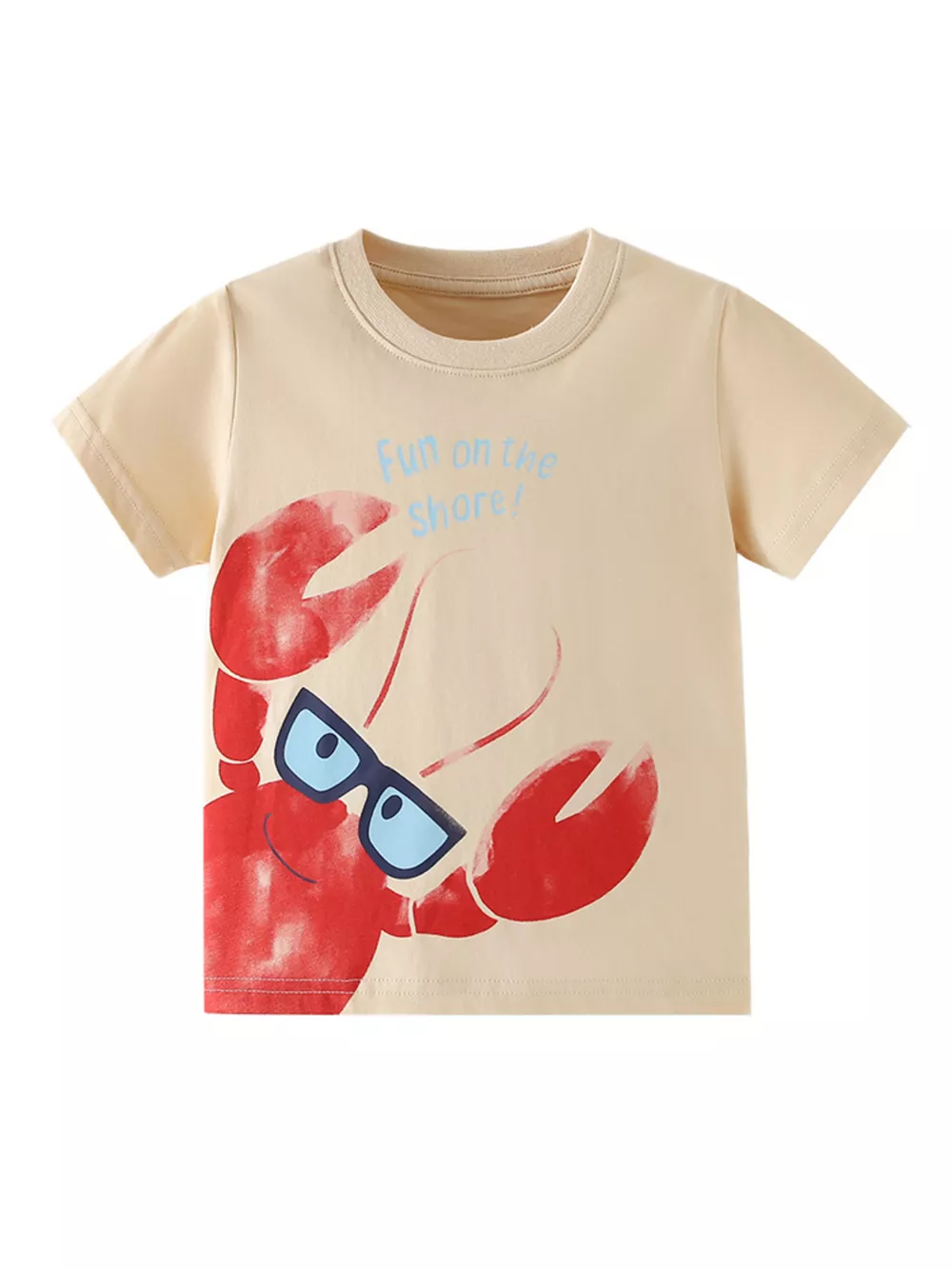 Children's Lobster Graphic Round Neck Tee, image 2