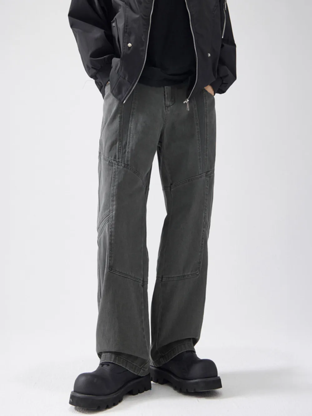 Men's Full Size Wide Leg Pants Plus Size, image 3