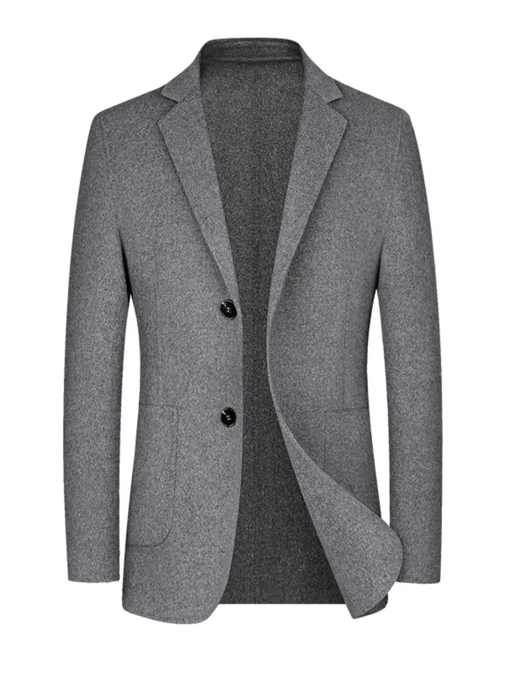 Men's Full Size Classic Fit Button Up Blazer Plus Size, image 2