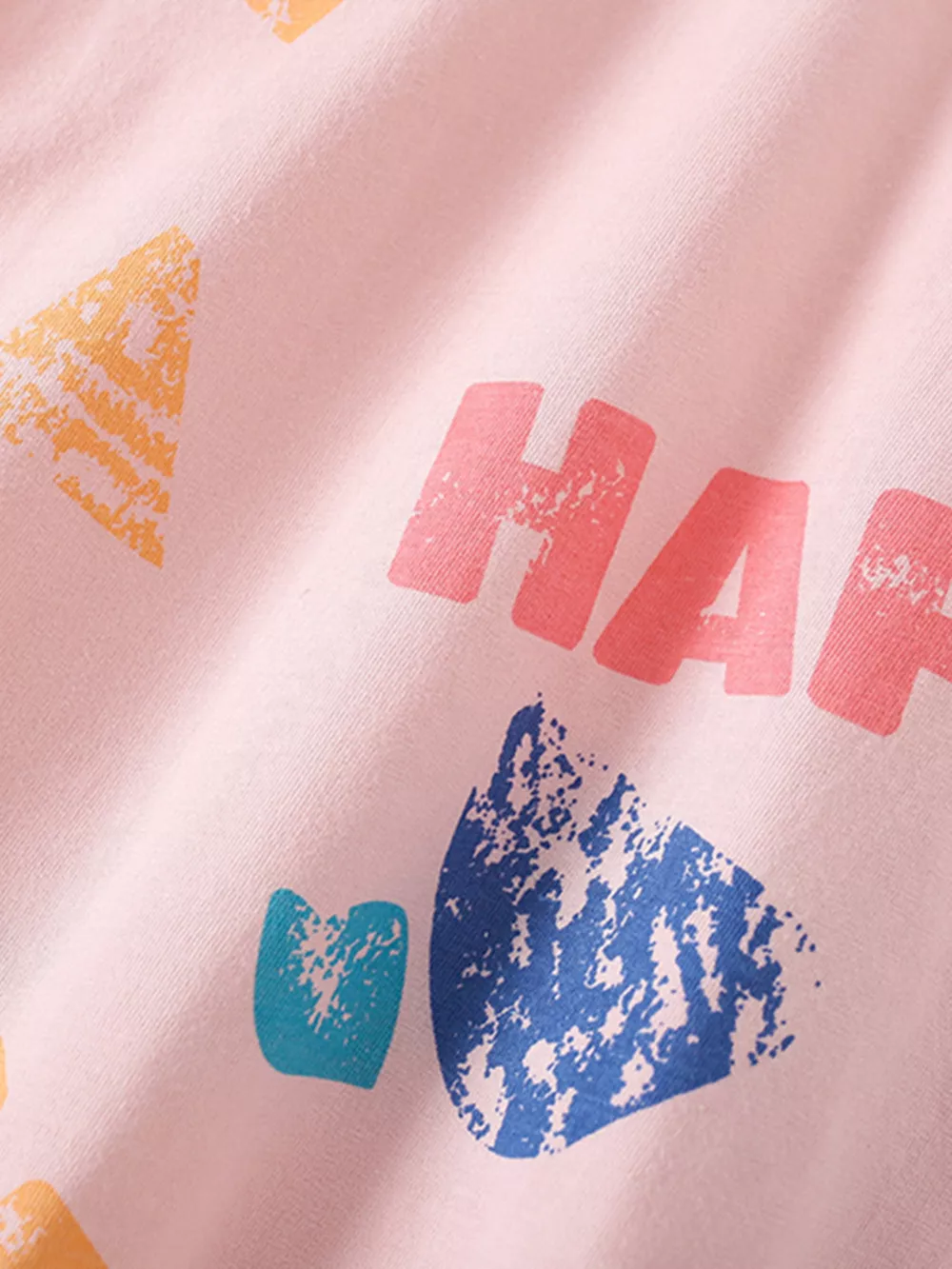 Children's Happy Print Top and Shorts Set, image 3