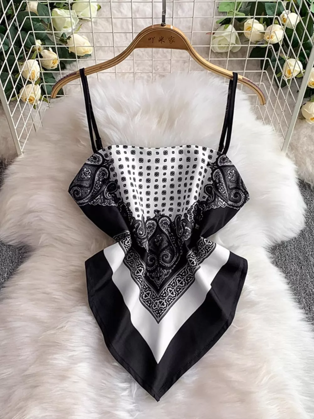 Tie Back Printed Cami and Pants Set, image 12