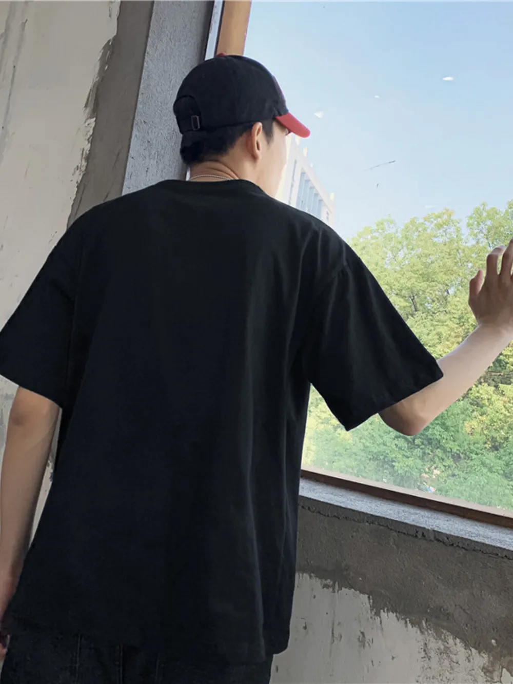 Men's Round Neck Short Sleeve T-Shirt, image 3